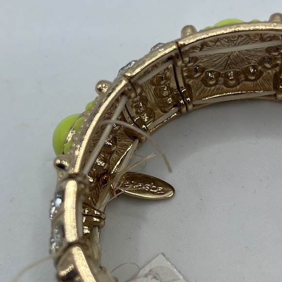 Natasha stretch bracket gold and lime green - Picture 4 of 10